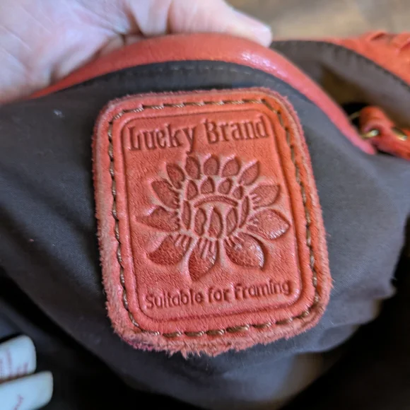 Lucky Brand Pink Leather Tote with Slouchy Design - Picture 3 of 4